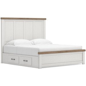 Savonport Queen Panel Bed with Storage
