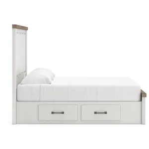 Savonport King Panel Bed with Storage