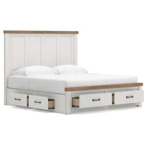 Savonport King Panel Storage Bed