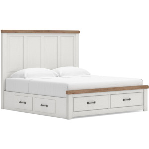 Savonport Full Panel Storage Bed