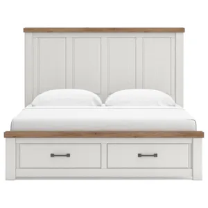 Savonport King Panel Storage Bed