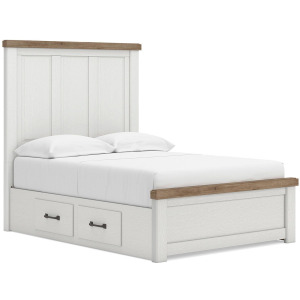 Savonport Full Panel Bed with Storage