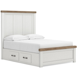 Savonport Full Panel Bed with Storage