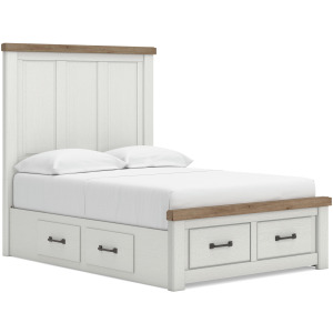Savonport Full Panel Storage Bed