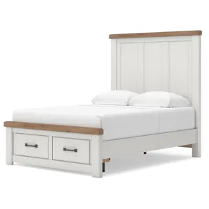 Savonport Full Panel Storage Bed