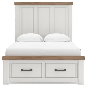 Savonport Full Panel Storage Bed