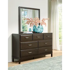 Vanmore Queen Storage Bed, Dresser and Mirror