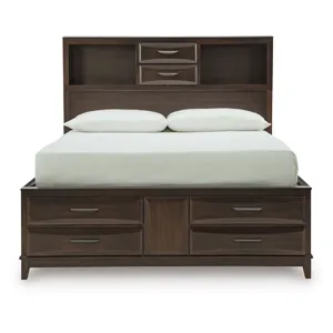 Vanmore Queen Storage Bed, Dresser and Mirror