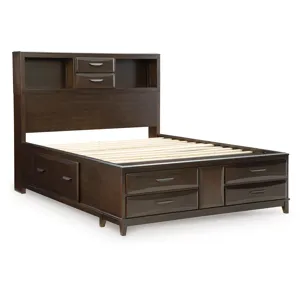 Vanmore Queen Storage Bed, Dresser and Mirror