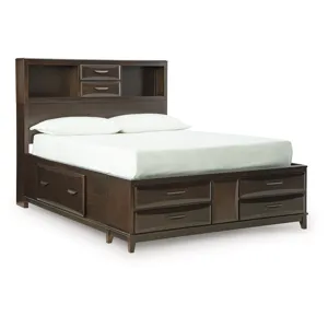 Vanmore Full Storage Bed, Dresser and Mirror