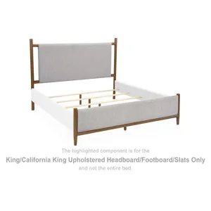 Lyncott King/California King Upholstered Headboard/Footboard/Slats