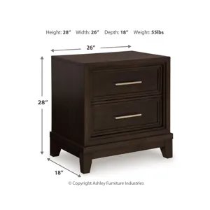 Neymorton Queen Upholstered Panel Bed, Dresser, Mirror and Nightstand