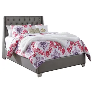 Coralayne Full Upholstered Bed, Dresser and Mirror