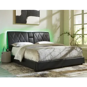 Beckilore King Upholstered Storage Bed