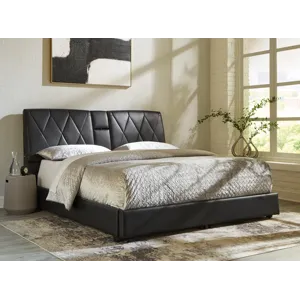 Beckilore King Upholstered Storage Bed