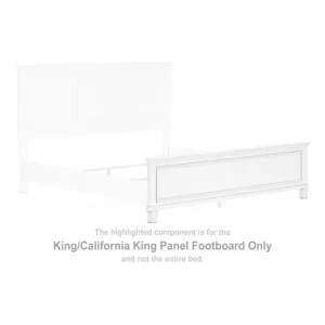 Fortman King/California King Panel Footboard