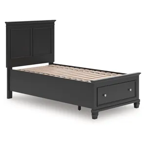 Lanolee Twin Panel Storage Bed