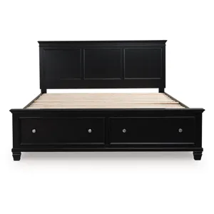 Lanolee California King Panel Storage Bed