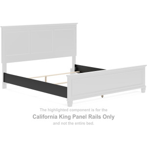 Lanolee California King Panel Rails