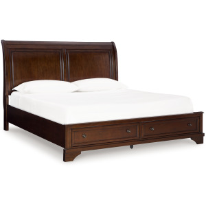 Trellington Queen Sleigh Storage Bed