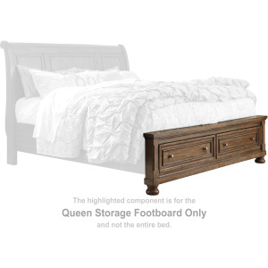 Flynnter Queen Storage Footboard
