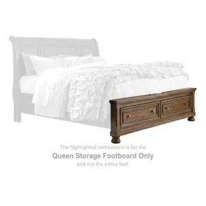 Flynnter Queen Storage Footboard