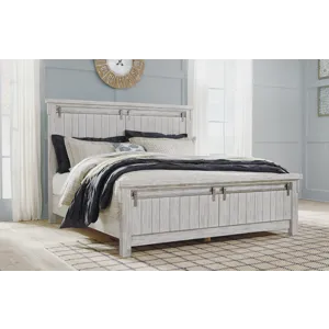 Brashland King Panel Bed, Dresser, Mirror and 2 Nightstands