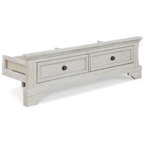 Robbinsdale Full Storage Footboard with Roll Slats