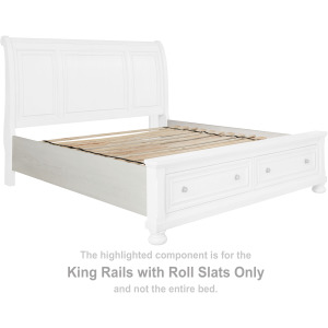 Robbinsdale King Rails with Roll Slats