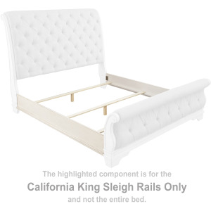 Realyn California King Sleigh Rails