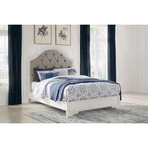 Moraway Queen Upholstered Panel Bed