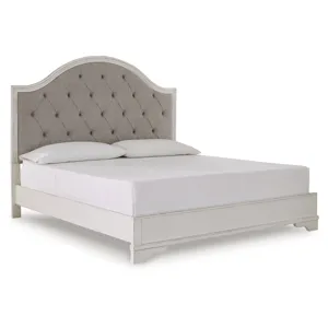 Moraway King Upholstered Panel Bed