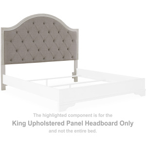 Moraway King Upholstered Panel Headboard