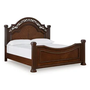 Lavinton Queen Poster Bed, Dresser, Mirror and Nightstand