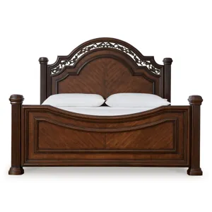 Lavinton Queen Poster Bed, Dresser, Mirror and Nightstand
