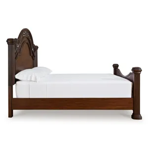 Lavinton Queen Poster Bed, Dresser, Mirror and Nightstand