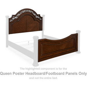 Lavinton Queen Poster Headboard/Footboard Panels