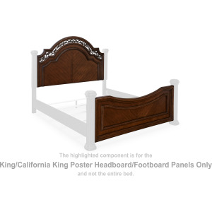 Lavinton King/California King Poster Headboard/Footboard Panels