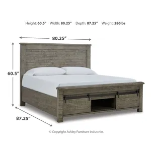 Brennagan King Panel Bed with Storage