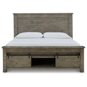 Brennagan King Panel Bed with Storage
