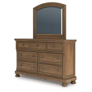 Vandenmore Queen Panel Bed, Dresser, Mirror, Chest and Nightstand