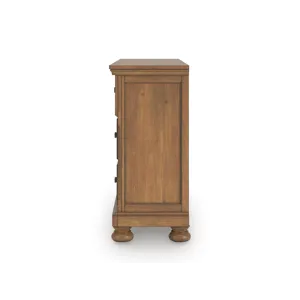 Feddinger California King Panel Storage Bed, Dresser and Nightstand