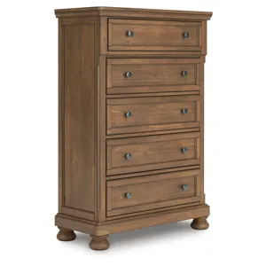 Vandenmore Queen Panel Bed, Dresser, Mirror, Chest and Nightstand