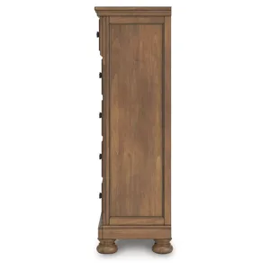 Vandenmore Queen Panel Bed, Dresser, Mirror, Chest and Nightstand