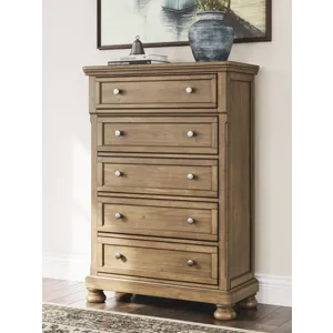 Vandenmore Queen Panel Bed, Dresser, Mirror, Chest and Nightstand