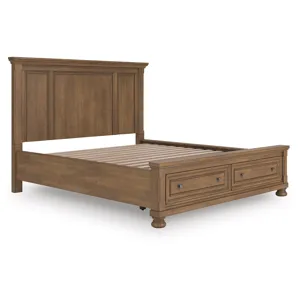 Feddinger California King Panel Storage Bed
