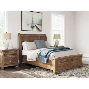 Vandenmore Queen Sleigh Bed, Dresser, Mirror, Chest and Nightstand