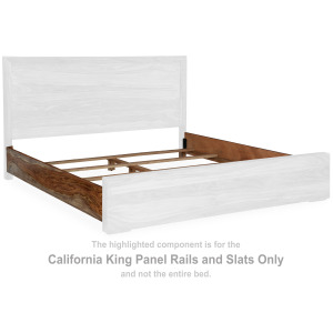 Dressonni California King Panel Rails and Slats