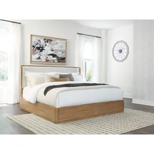 Pamaria California King Upholstered Panel Bed