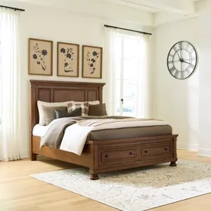 Zackaryn Queen Panel Storage Bed